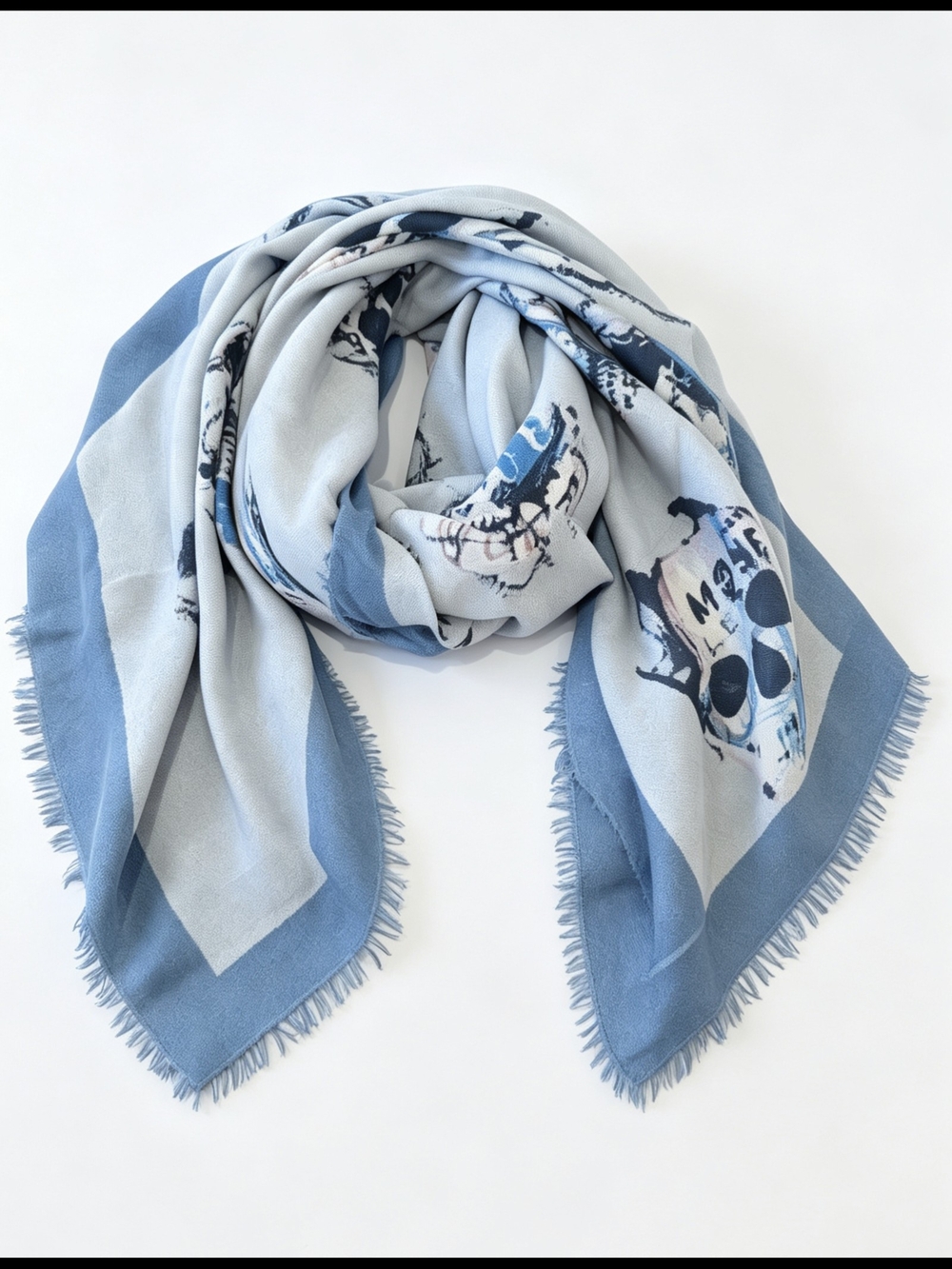 Alexander McQueen oversized square scarf - Picture 3 of 8
